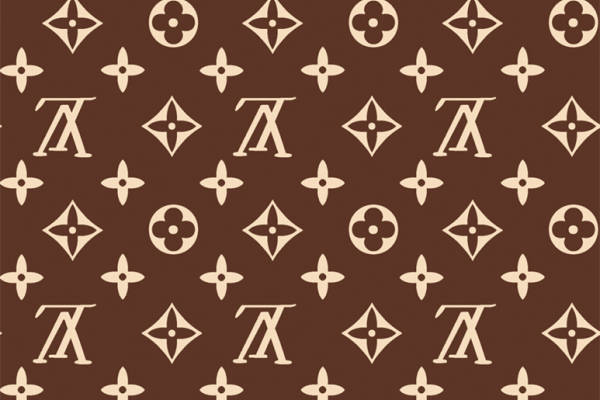 经典复古棕色服装印花面料设计,展现优雅与时尚