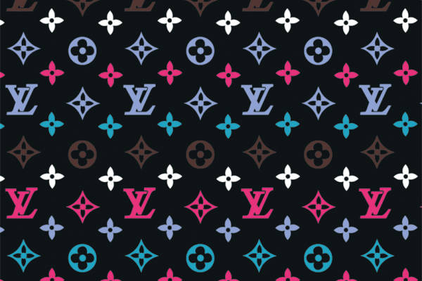 经典时尚的多彩几何图案服装印花面料设计