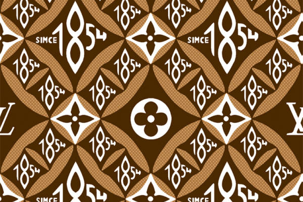 经典复古风面料印花，1854年款服装印花设计