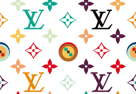 多色时尚图案面料印花服装印花设计