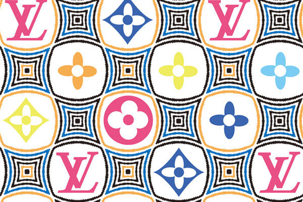 经典时尚品牌图案服装印花面料设计