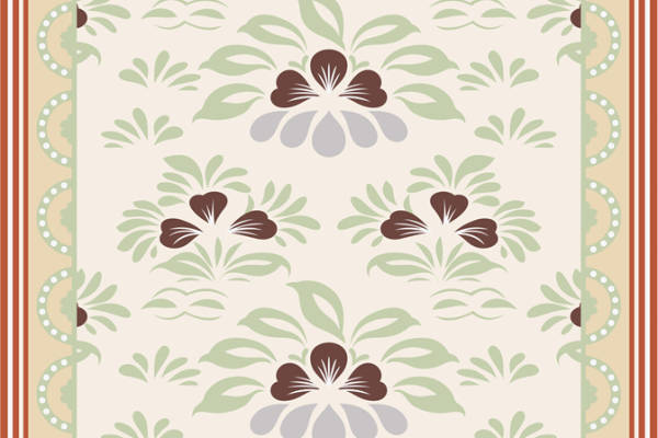 复古风格花卉裁片印花服装:优雅与自然的完美结合