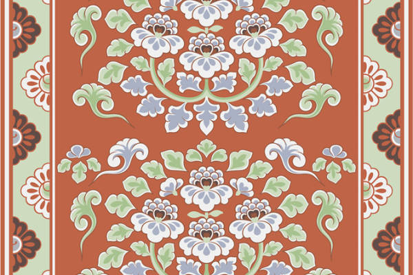 复古花卉裁片印花服装：古典与现代的完美融合