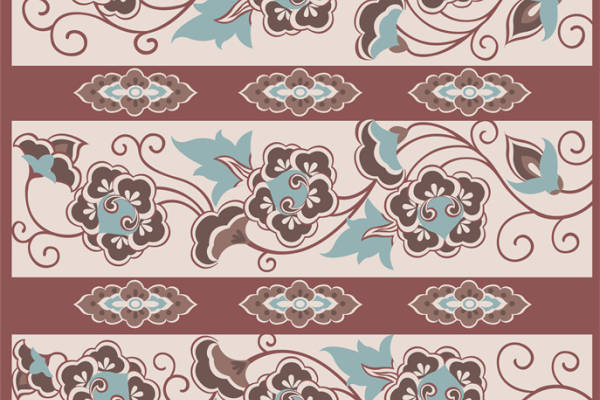 优雅复古风格裁片印花服装,展现独特东方魅力