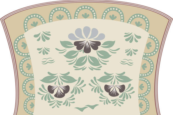 优雅复古风格裁片印花服装，展现独特魅力