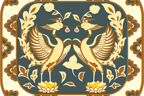 古典优雅风格裁片印花服装,展现独特东方韵味