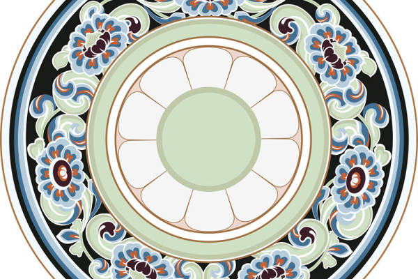 古典花卉裁片印花服装,展现优雅东方魅力