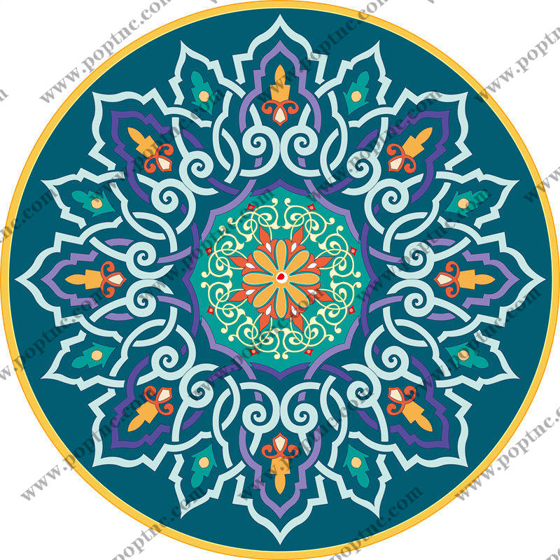 曼陀罗风格裁片印花服装:传统与现代的完美融合