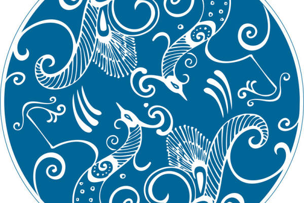 优雅海洋风格裁片印花服装，展现自然之美