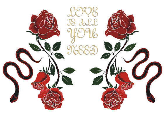 浪漫玫瑰裁片印花服装，让爱在细节中绽放