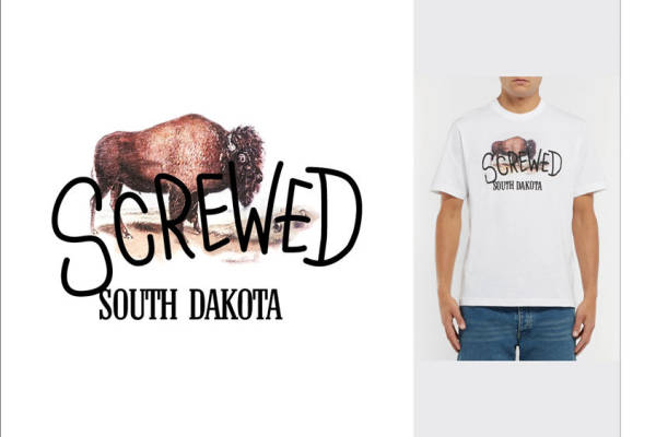 独特南达科他州野牛裁片印花服装,展现个性风格