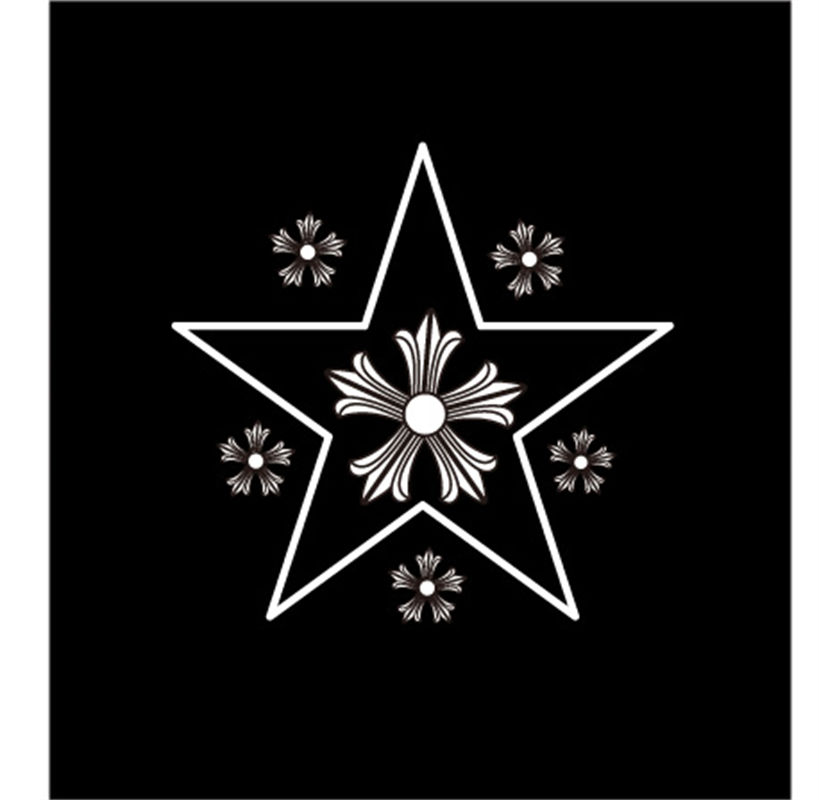 时尚星形裁片印花服装，展现个性魅力