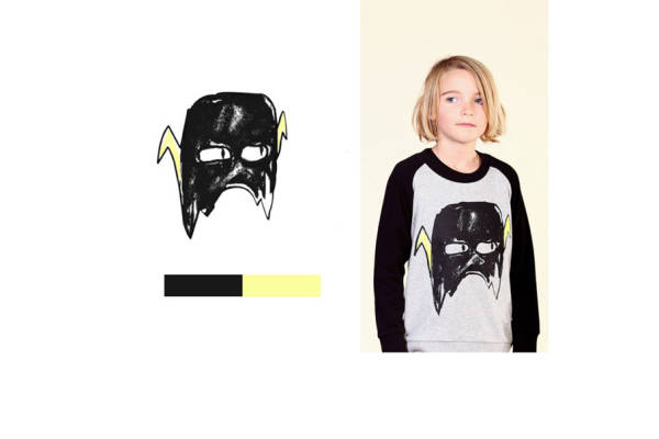 儿童蝙蝠侠裁片印花服装：独特设计，适合日常穿着