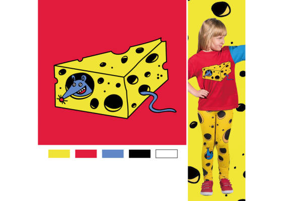 趣味卡通裁片印花儿童服装，打造活力满满的日常穿搭