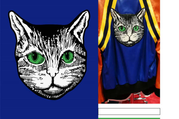 独特猫咪裁片印花服装：时尚与个性的完美结合