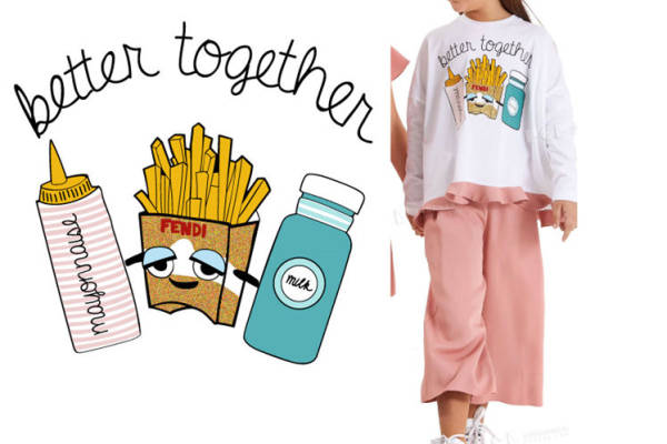 趣味儿童裁片印花服装:打造时尚与个性的完美结合