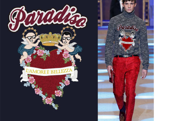 时尚界的裁片印花服装：天堂与美丽的浪漫邂逅