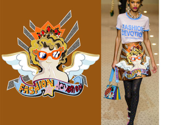 时尚天使裁片印花服装，引领潮流的个性化服装印花