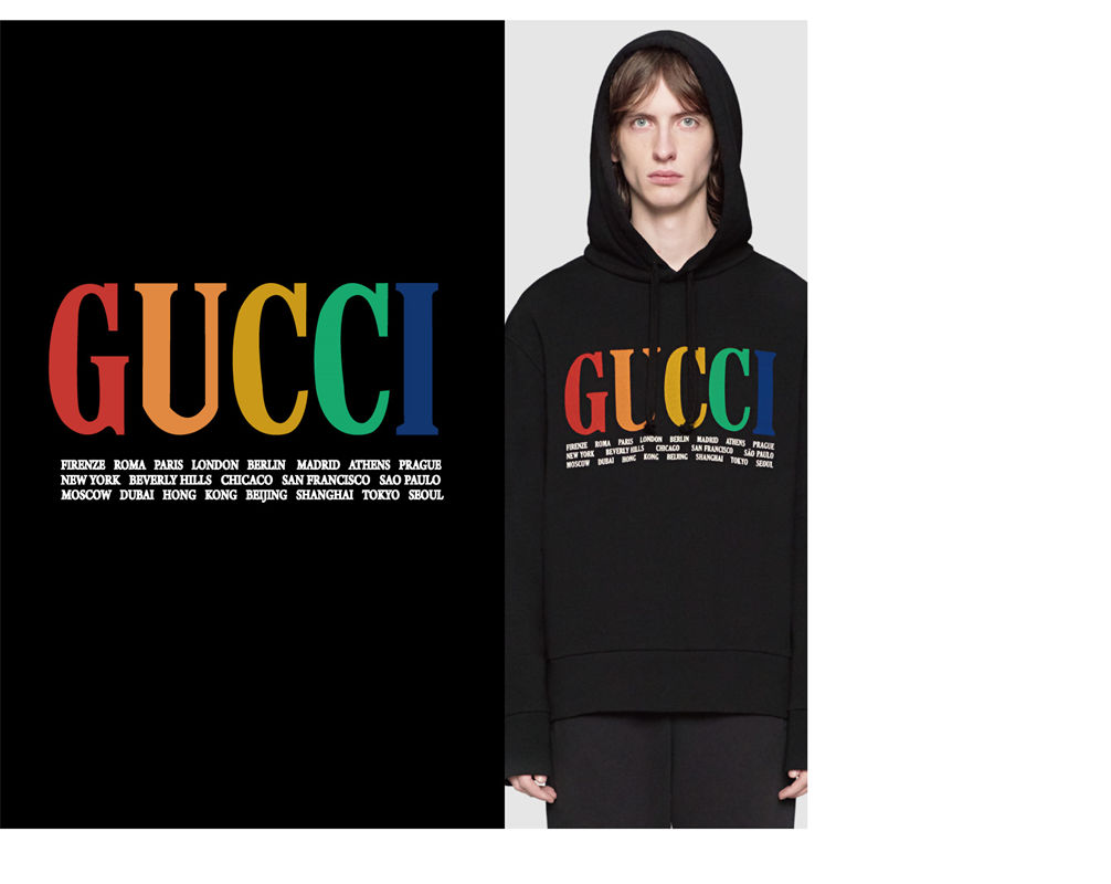 探索GUCCI裁片印花服装：时尚与城市风情的完美结合