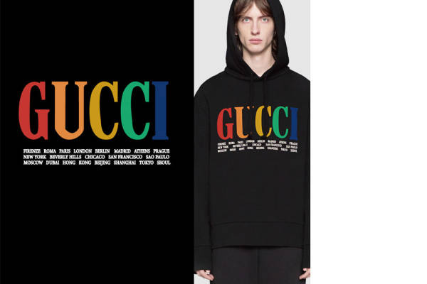 探索GUCCI裁片印花服装:时尚与城市风情的完美结合