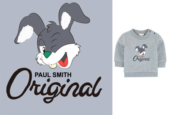 时尚儿童服装印花：可爱兔子裁片印花设计