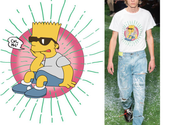 时尚街头风裁片印花服装印花T恤,展现个性魅力