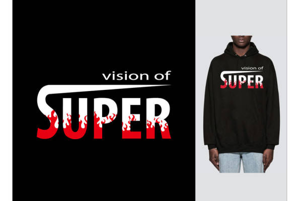 探索独特风格：火焰图案裁片印花服装印花设计