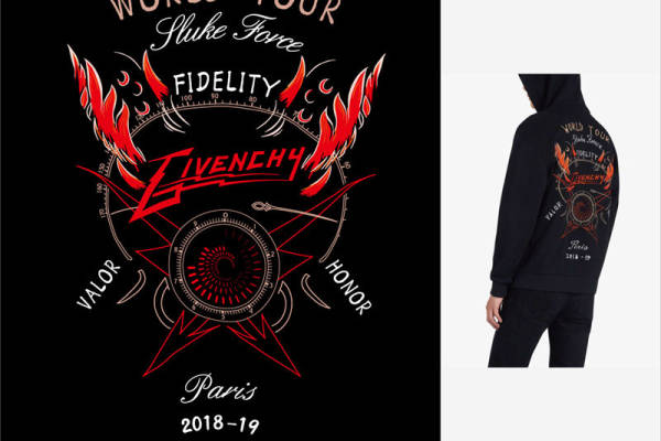 纪梵希2018-19巴黎世界巡回裁片印花服装印花设计