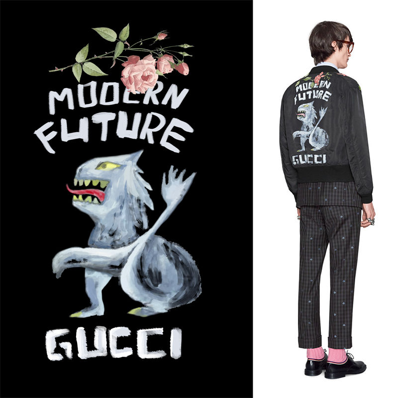 探索未来风格：Gucci裁片印花服装的时尚革命