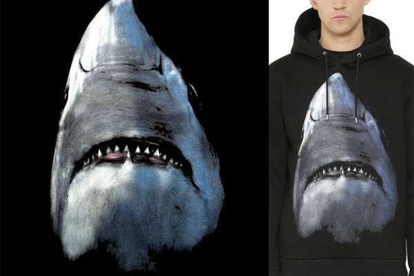 震撼鲨鱼裁片印花服装,展现个性街头风格