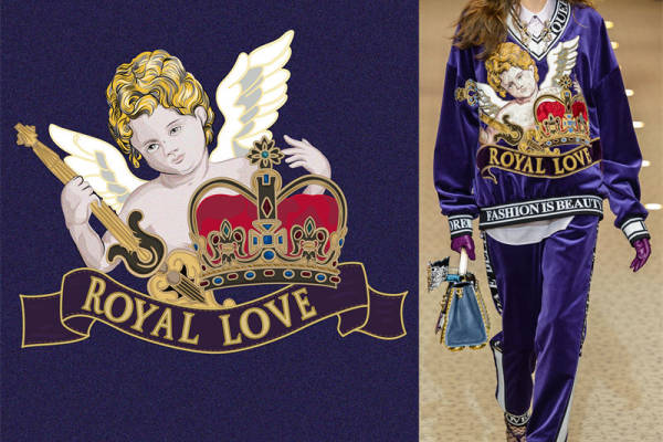 皇家爱情裁片印花服装：奢华与时尚的完美结合