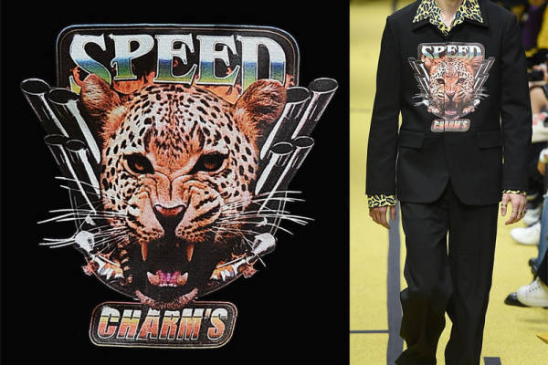 豹纹速度魅力裁片印花服装：时尚与力量的完美结合