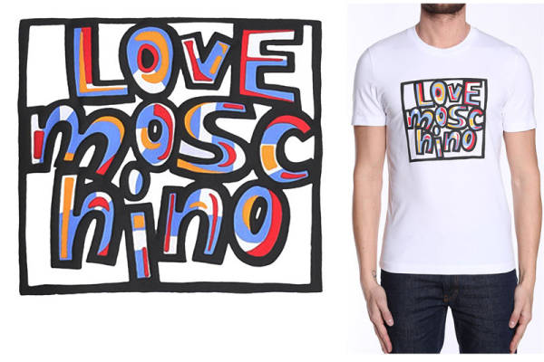 时尚多彩字母裁片印花服装 展现个性魅力