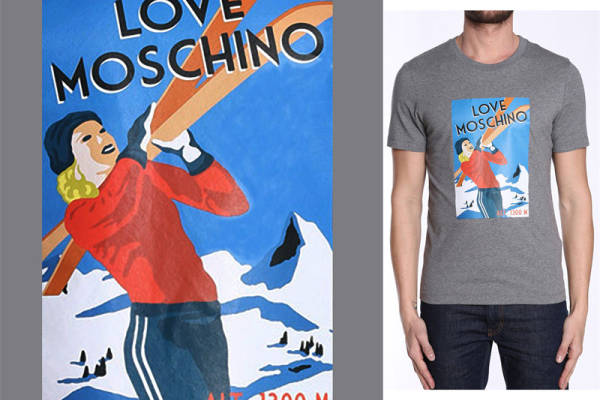 探索爱与时尚的交汇:Love Moschino裁片印花服装