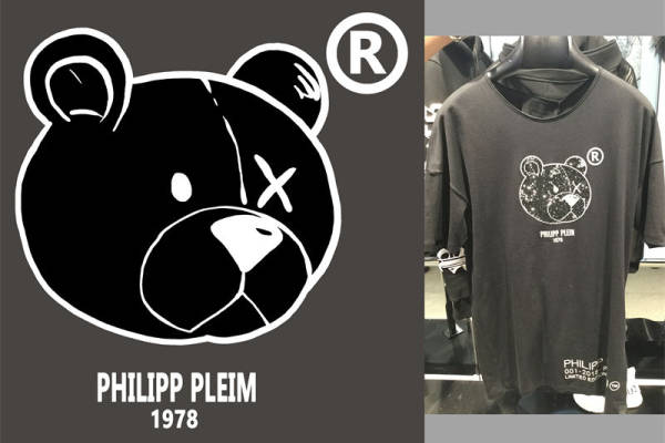 经典熊头裁片印花服装,打造独特街头风格