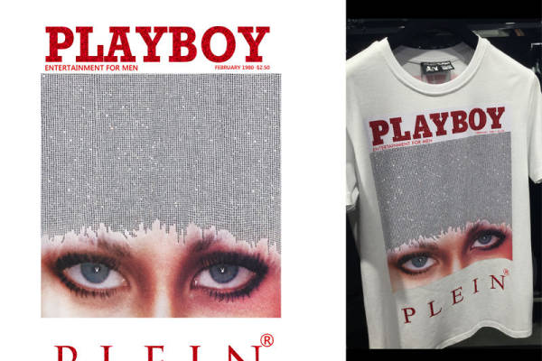 经典玩伴杂志封面风格裁片印花服装印花T恤