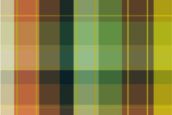 复古风格多彩格子服装印花面料设计