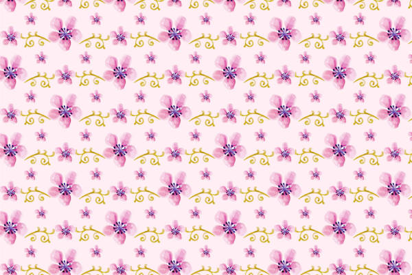 浪漫樱花图案面料印花,春季服装印花设计灵感