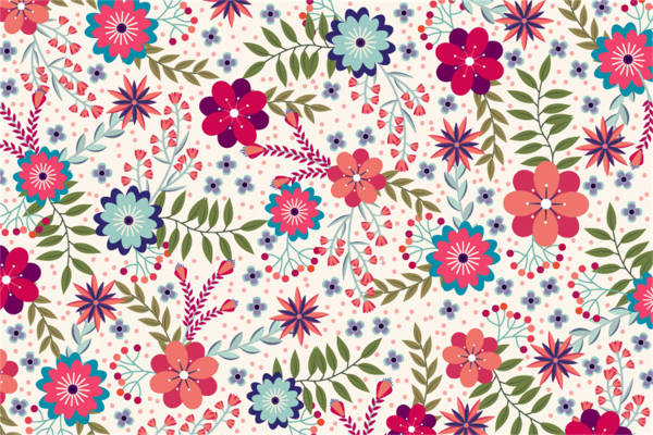 春日花园：多彩花卉面料印花，点亮你的服装世界