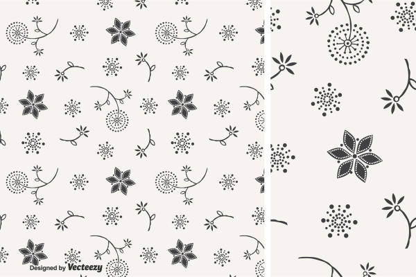 优雅花卉图案面料印花,打造自然风格服装印花设计