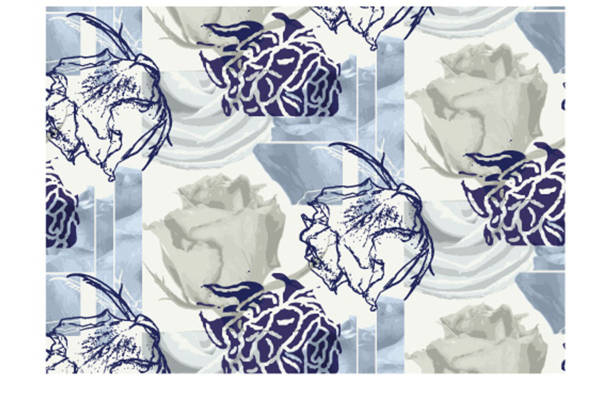 优雅花卉与动物图案面料印花,打造时尚个性服装印花