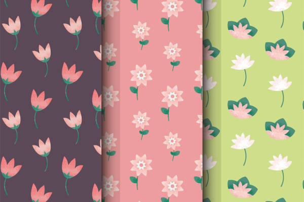 优雅花卉图案面料印花，为服装增添自然之美