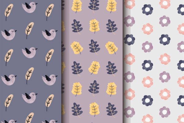 探索自然之美:柔和色调的面料印花与服装印花设计