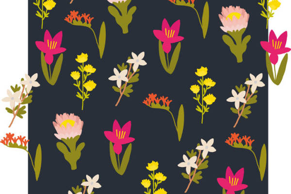 春日花卉图案服装印花:时尚与自然的完美结合