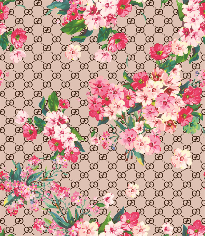 优雅花卉图案面料印花，打造春日时尚服装印花