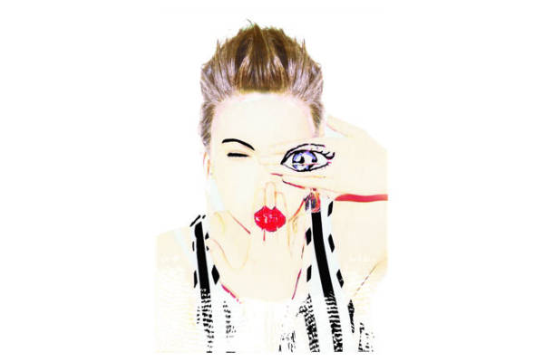 抽象人物艺术风格裁片印花,引领时尚潮流的服装印花设计