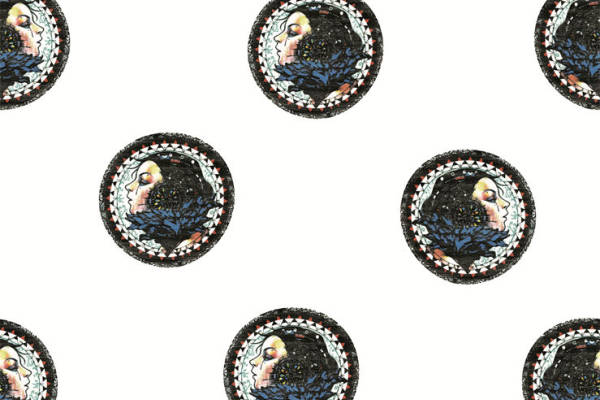 经典艺术风格服装印花：优雅鹦鹉图案面料印花设计