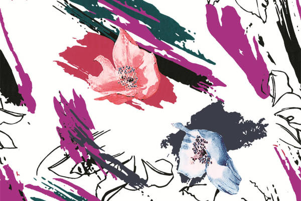 时尚花卉面料印花:展现自然之美的服装印花设计