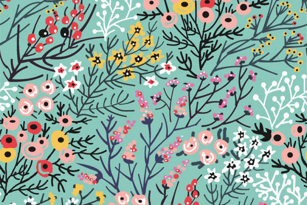 春意盎然的花卉面料印花,为服装增添自然之美