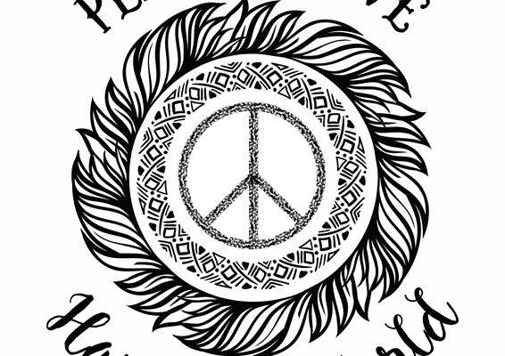 和平与爱裁片印花服装：传递幸福世界的时尚宣言